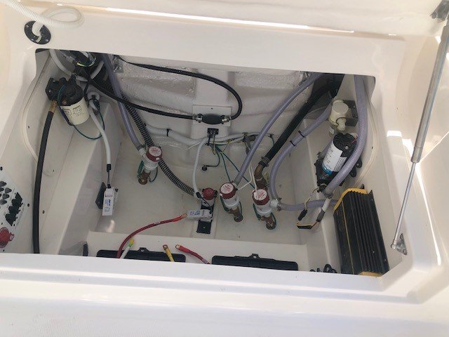 Any boat specifically designed for fishing in salt water.