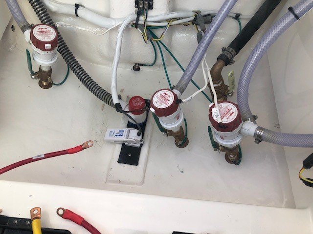 Fish and ski boats combine many features needed to fish as well as ski.  They will have storage bins for fishing tackle, and a ski pylon to pull skiers with.