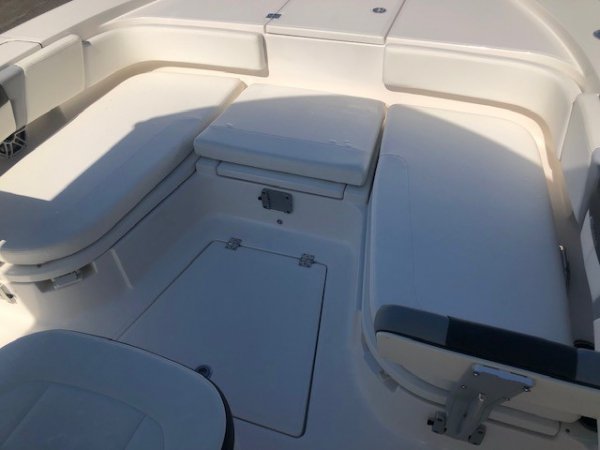 Fish and ski boats combine many features needed to fish as well as ski.  They will have storage bins for fishing tackle, and a ski pylon to pull skiers with.