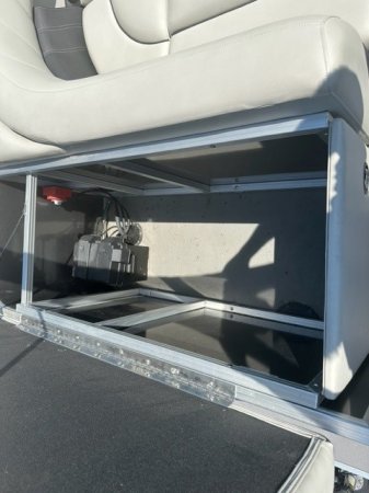 A pontoon boat is constructed from closed cylinders that support a platform. They offer the best value in terms of capacity to price. As a result pontoons are typically purchased for pleasure boating rather than serious fishing.