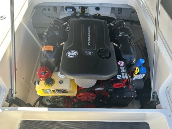 A ski boat is a boat specifically designed to safely tow one or more water skiers. This is achieved by using a high-horsepower, marinized automobile engine usually positioned in the midsection and driven through a direct drive to the propeller.