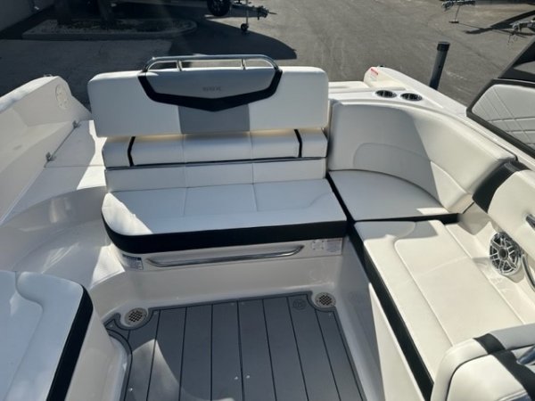 A ski boat is a boat specifically designed to safely tow one or more water skiers. This is achieved by using a high-horsepower, marinized automobile engine usually positioned in the midsection and driven through a direct drive to the propeller.