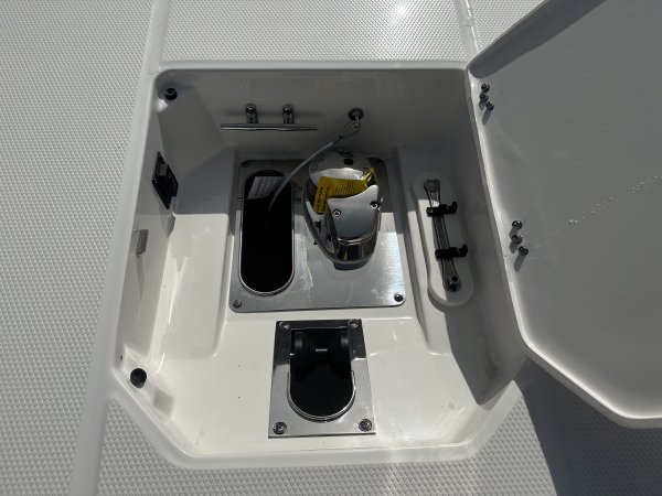 Center console is an open hull boat where the console of the boat is in the center. The boat deck surrounds the console so that a person can walk all around the boat from stern to bow with ease. Most center consoles are powered by outboard motors.
