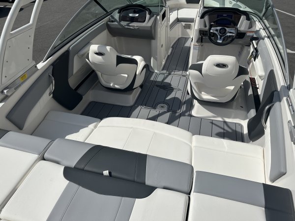 Wakeboarders want a giant wake to launch from as they cross from left to right behind the boat. With the engine set back against the transom, these boats carve a steep, large wake that riders love.