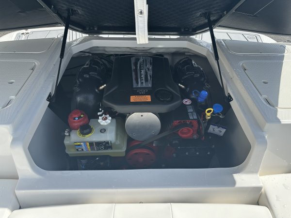 A single engine stern drive is sometimes called an Inboard/Outboard, reflecting its design. It is designed so that its engine is inside and enclosed by the boat, while the propulsion system (out drive) is outside of the boat and in the water.