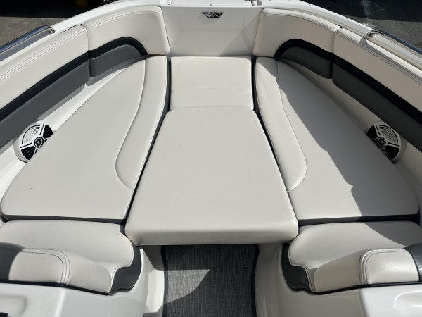 Glass fibers either loose or woven, reinforced with resin and used in the construction of many boats.